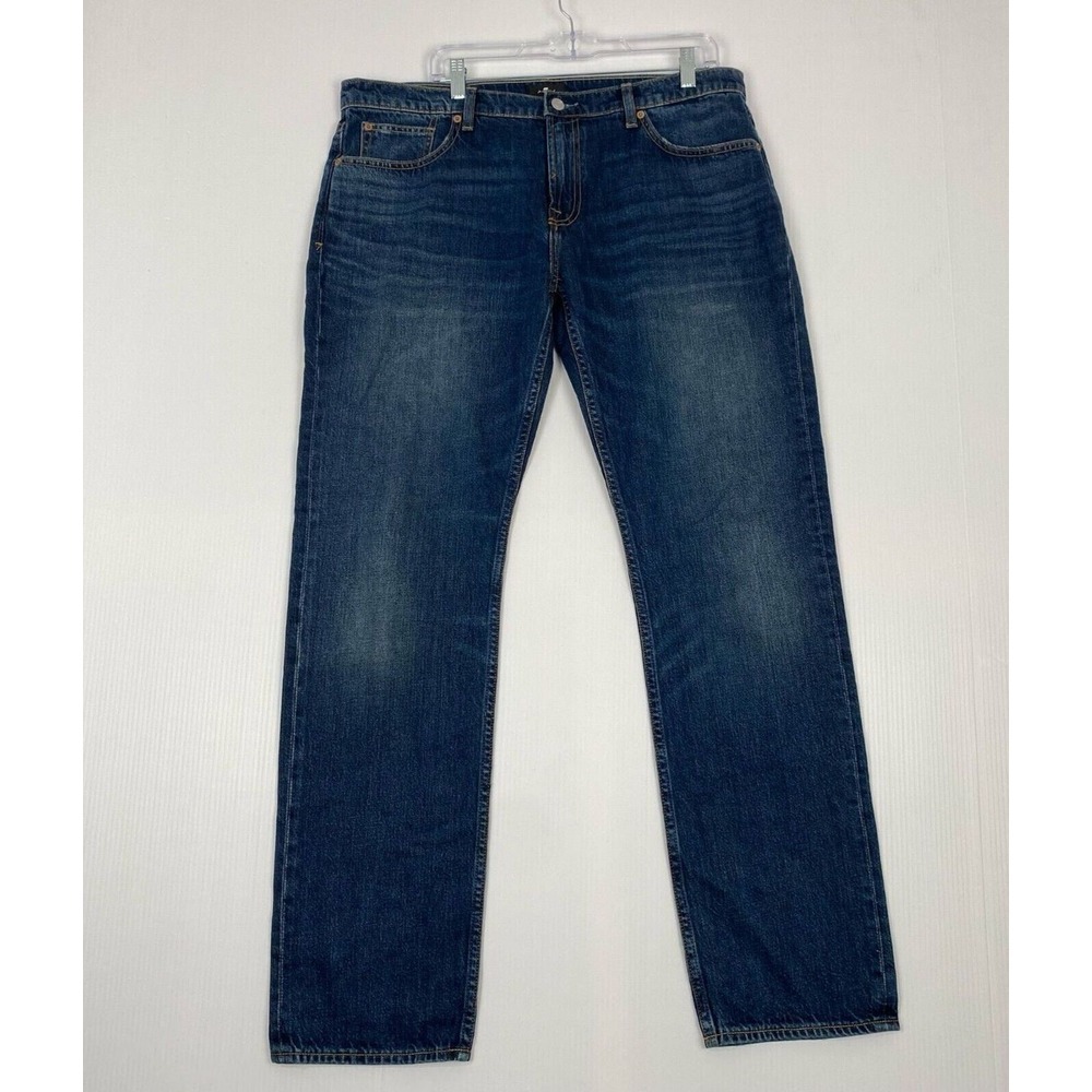 Jeans for all 7‎ mankind the straight jeans for women blue 100% Cotton.